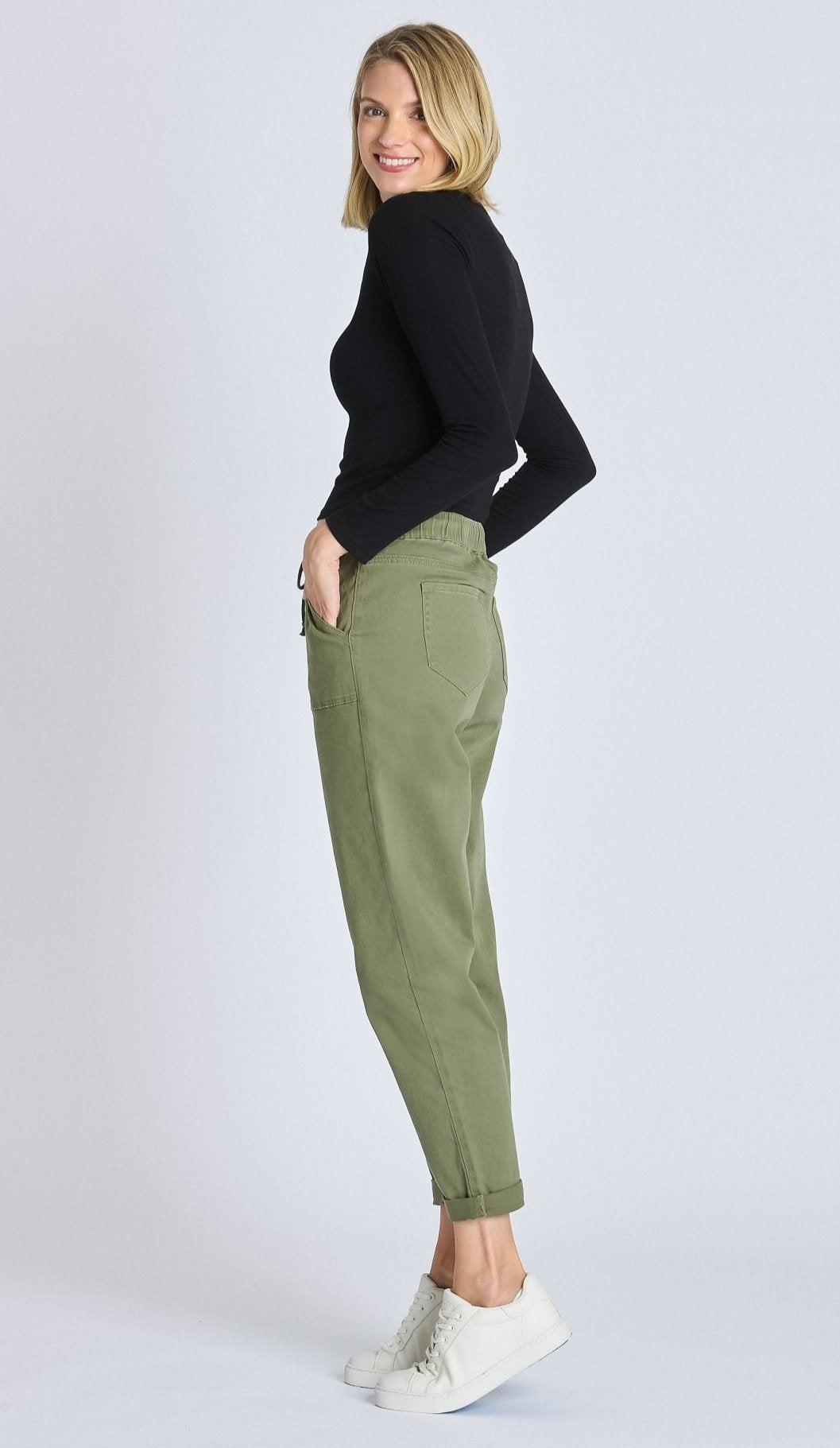 Westport Olive Weekender Twill Jogger - Plus Product Image