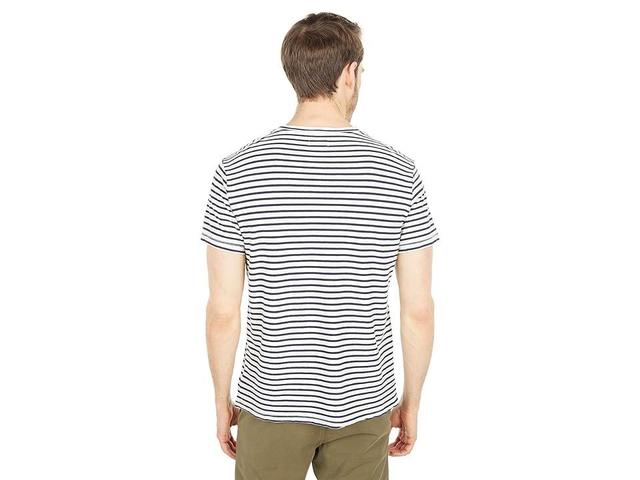 Joe's Jeans Striped Crew Neck Tee (Night Sky Stripe) Men's Clothing Product Image