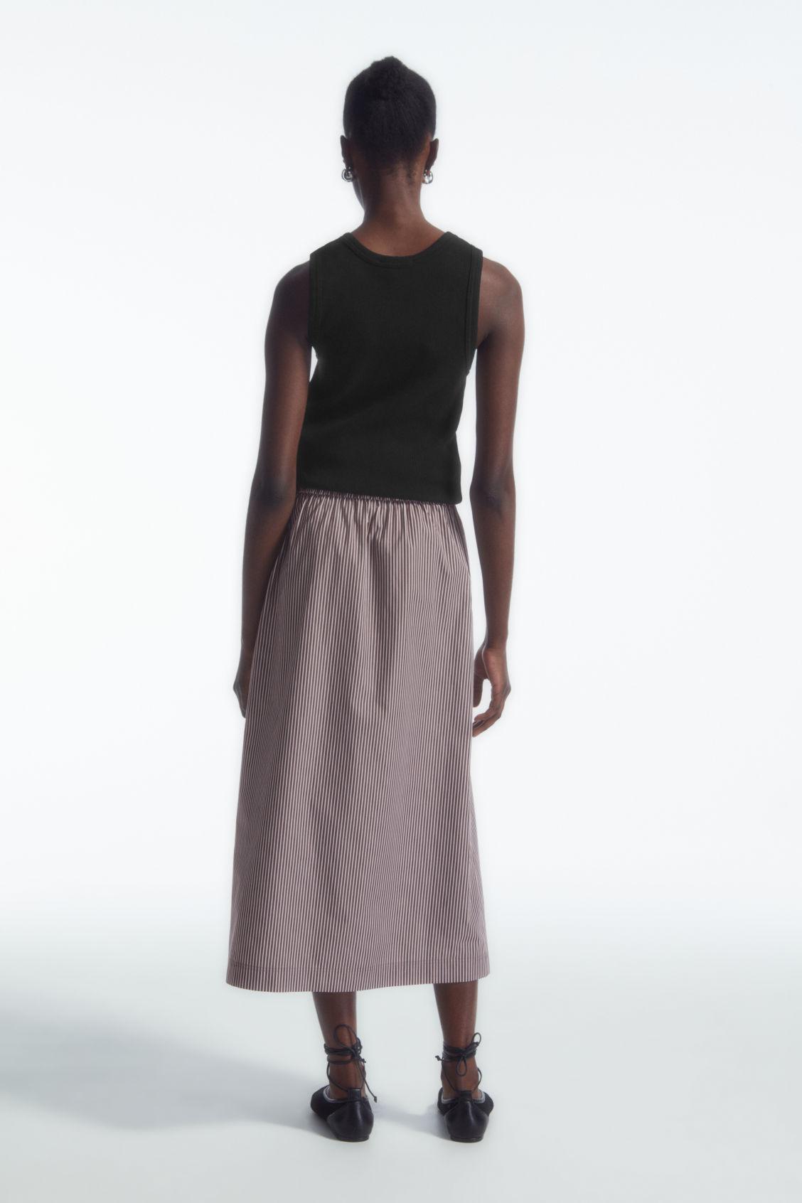 DRAWSTRING MIDI SKIRT Product Image