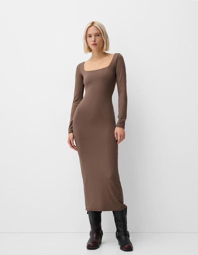 Long sleeve midi dress Product Image