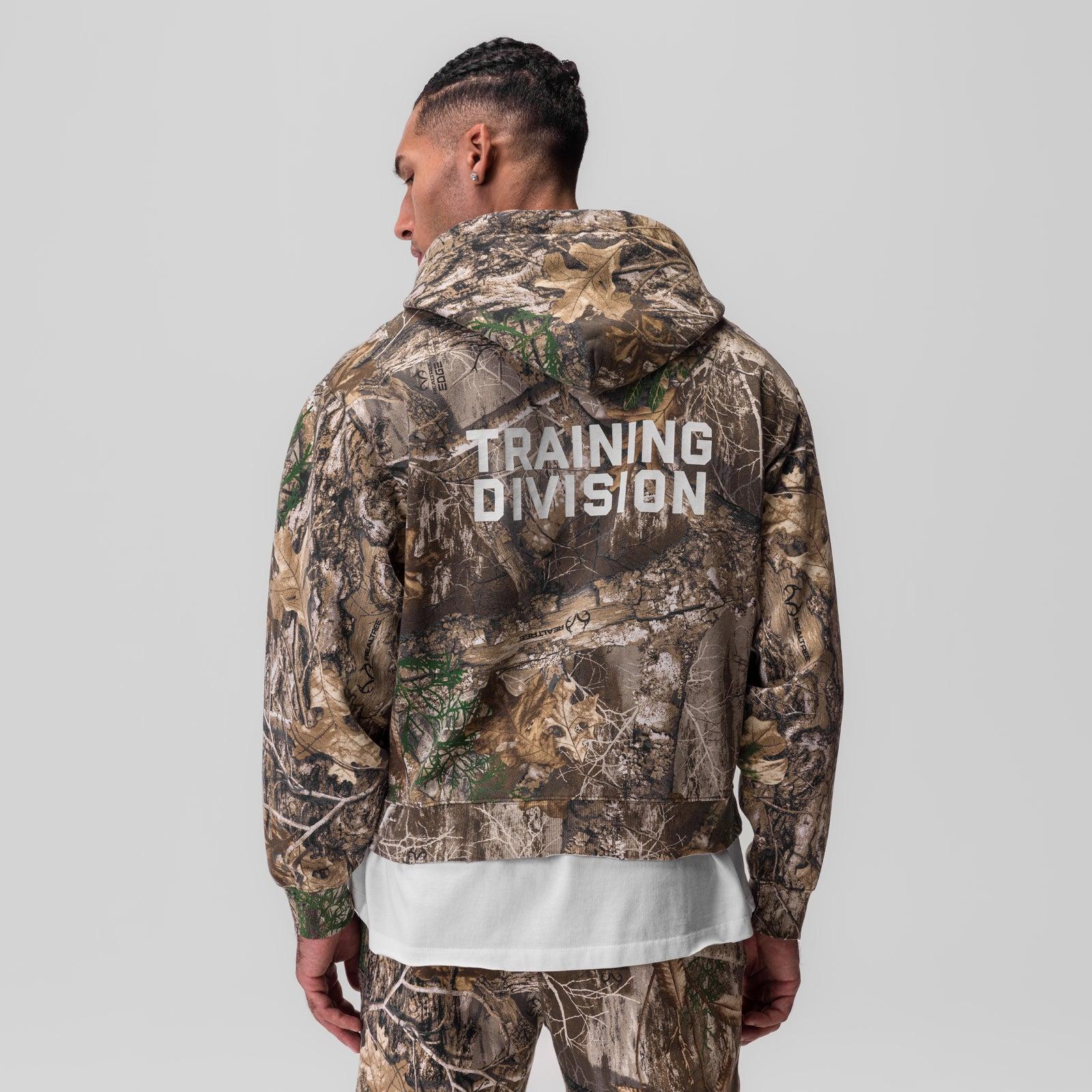 0843. Tech Essential™ Distressed Full Zip Hoodie - Realtree® Camo Product Image