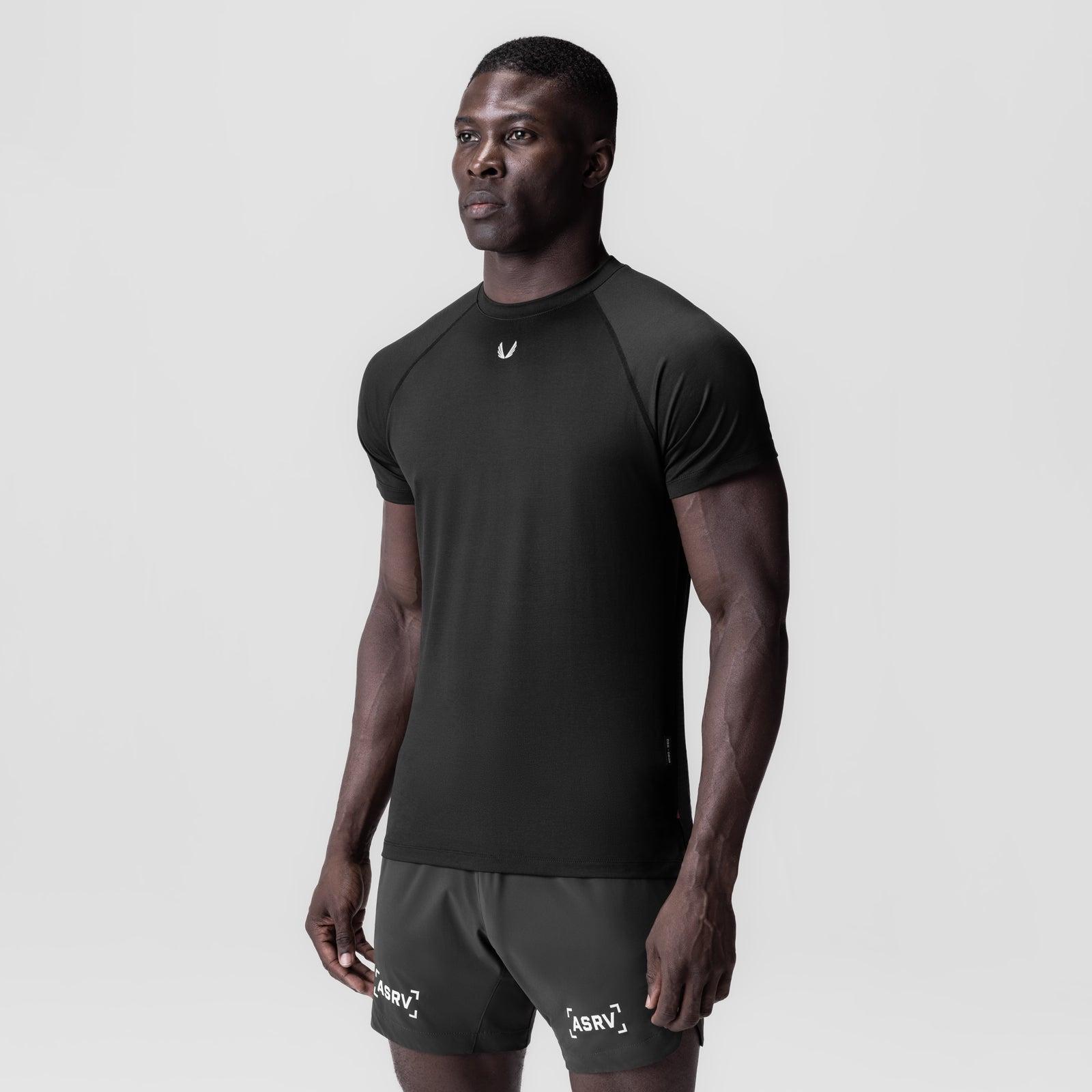 0839. 3D-Lite® 2.0 Lycra® Fitted Tee - Black "OTWR Block" Product Image