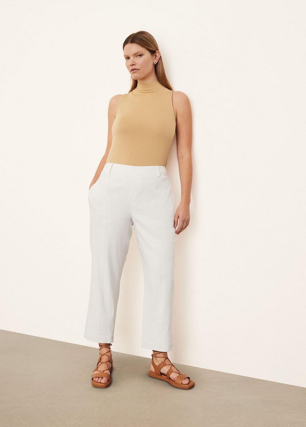 Strap-Detail Tapered Pull-On Pant Product Image