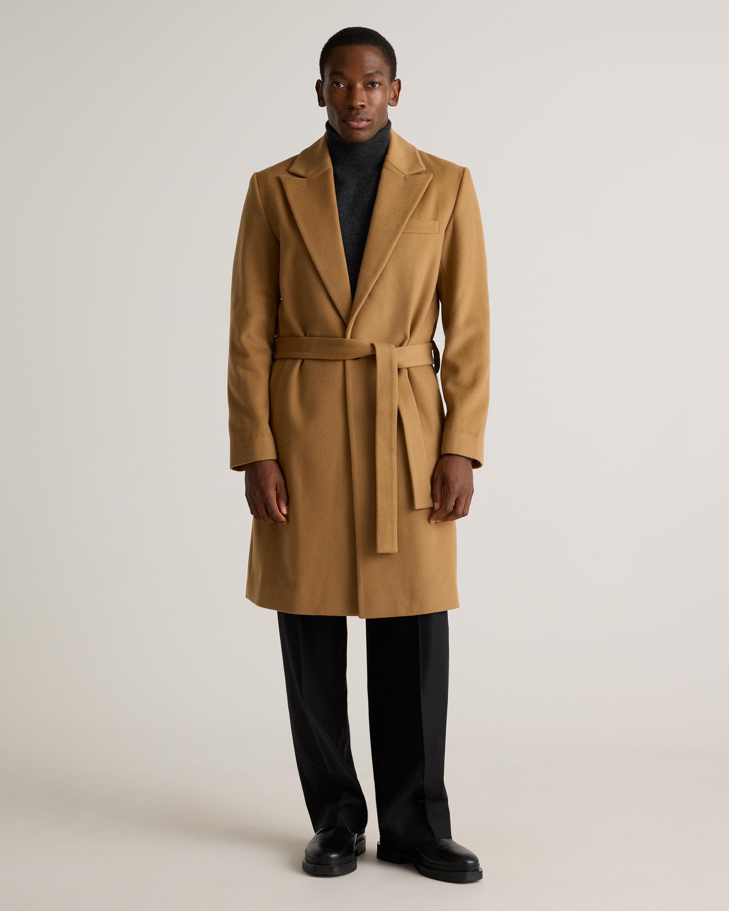 Italian Wool Belted Overcoat product image