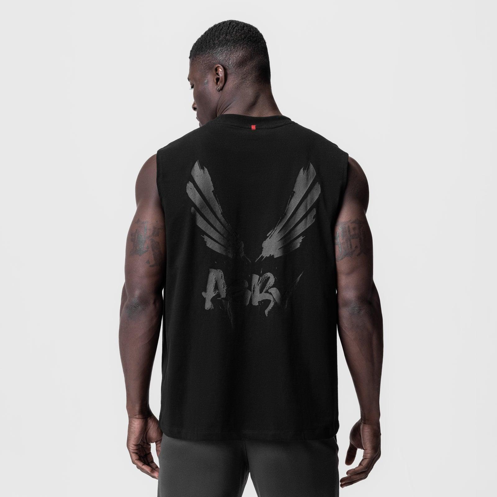 0807. Tech Essential™ Relaxed Cutoff - Black/Black "Brush Wings/ASRV" Product Image