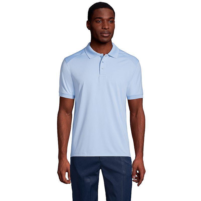 Mens Lands End Short Sleeve Rapid Dry UPF 50 Polo Shirt Product Image