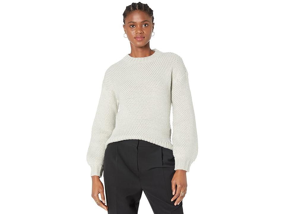 Saltwater Luxe Vale Crew Neck Sweater (Sage) Women's Clothing product image