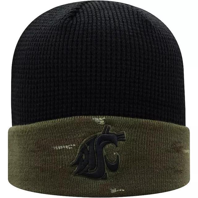 Mens Top of the World Olive Washington State Cougars Oht Military-Inspired Appreciation Skully Cuffed Knit Hat - Olive Product Image