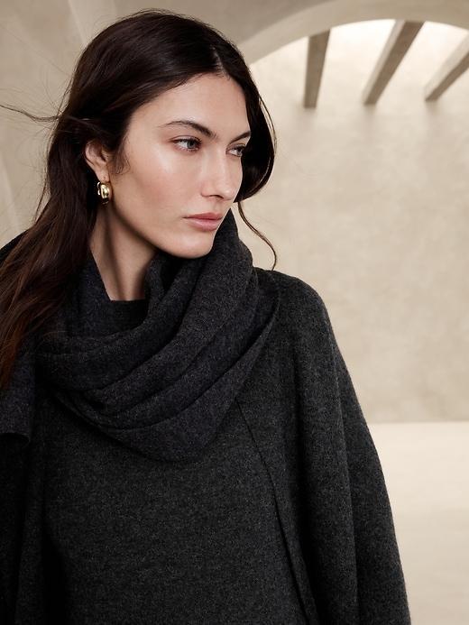 Elena Wool Scarf Cape Product Image