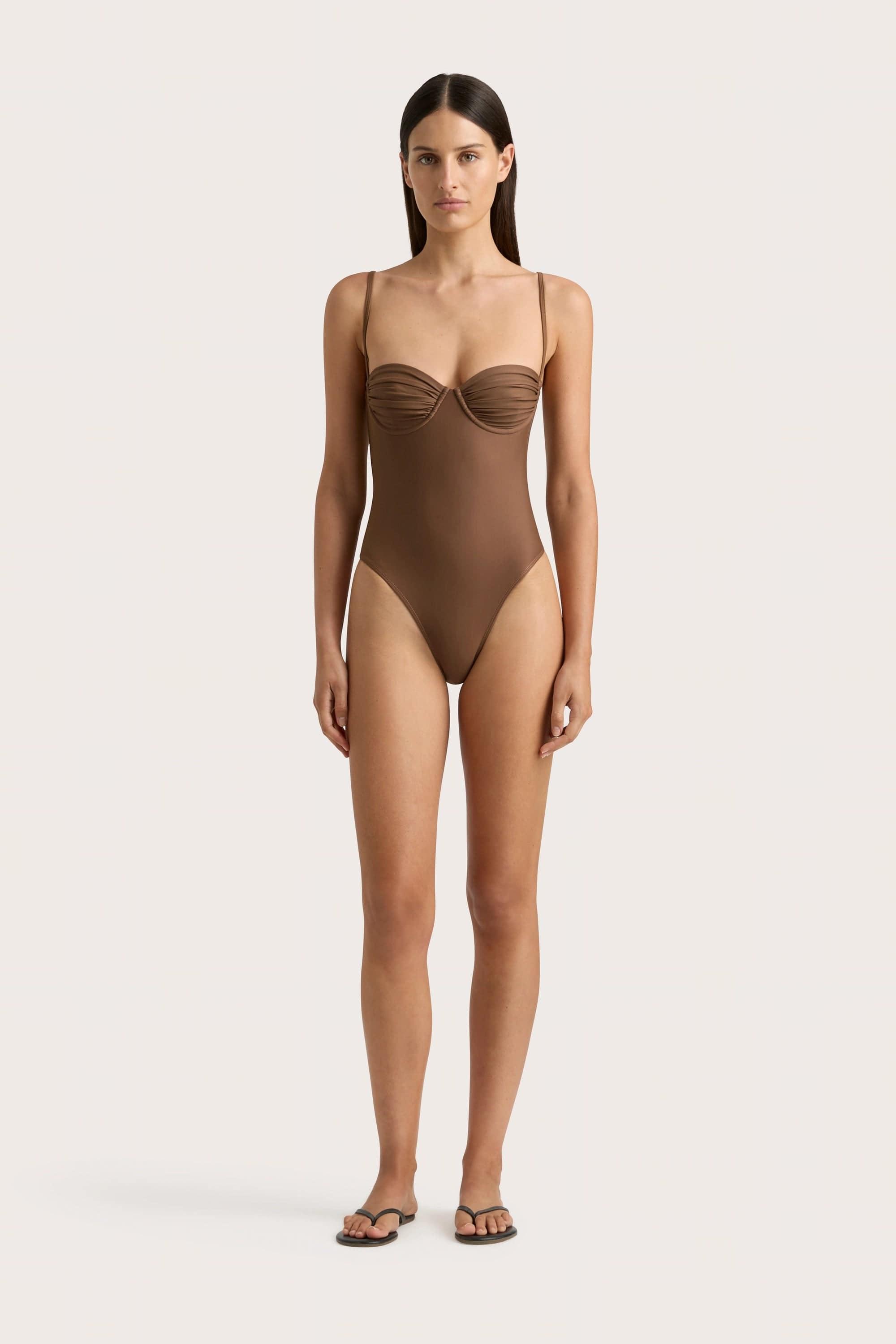 Costa Bikini Bottom Cocoa - Final Sale Product Image