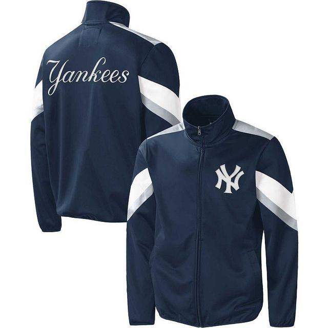 Mens G-III Sports by Carl Banks New York Yankees Earned Run Full-Zip Jacket Blue Product Image