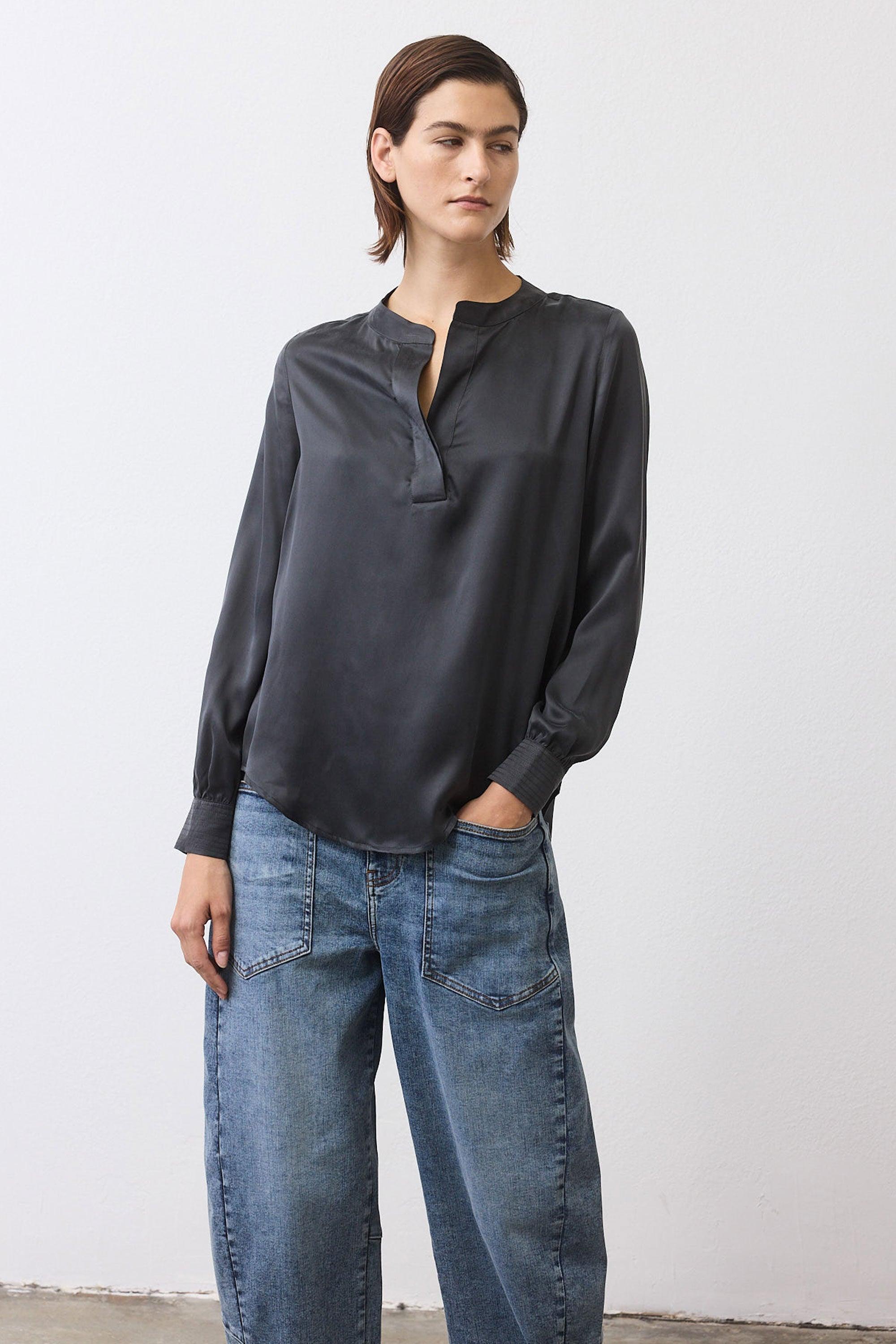 Not Too Loose Silk Blouse Product Image