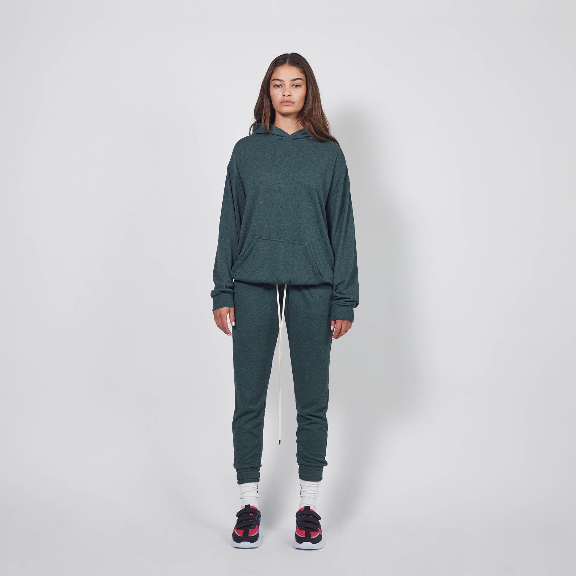 loop terry standard hoodie / hunter green Product Image