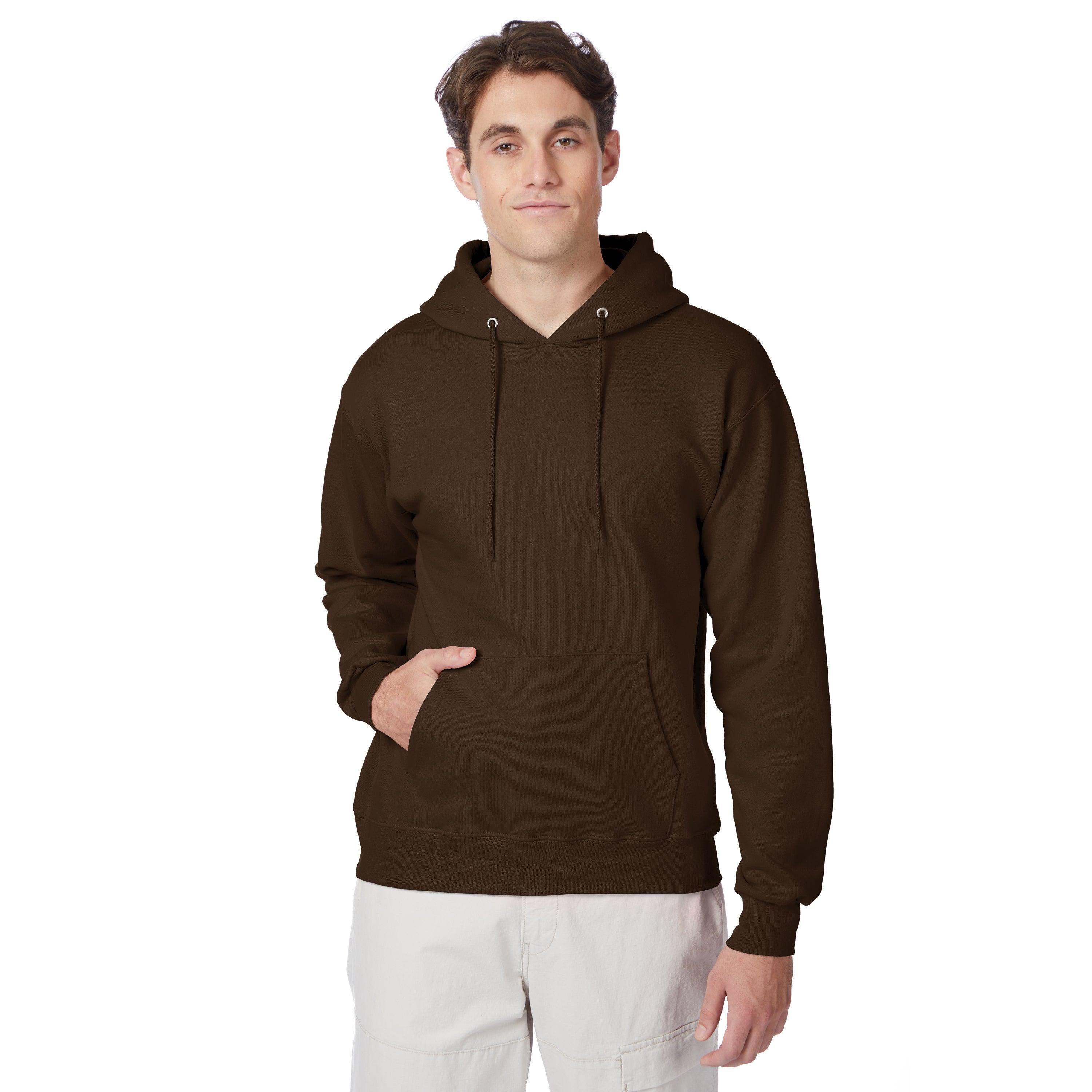 Mens Hanes Ultimate Fleece Pullover Hoodie Deep Green Product Image