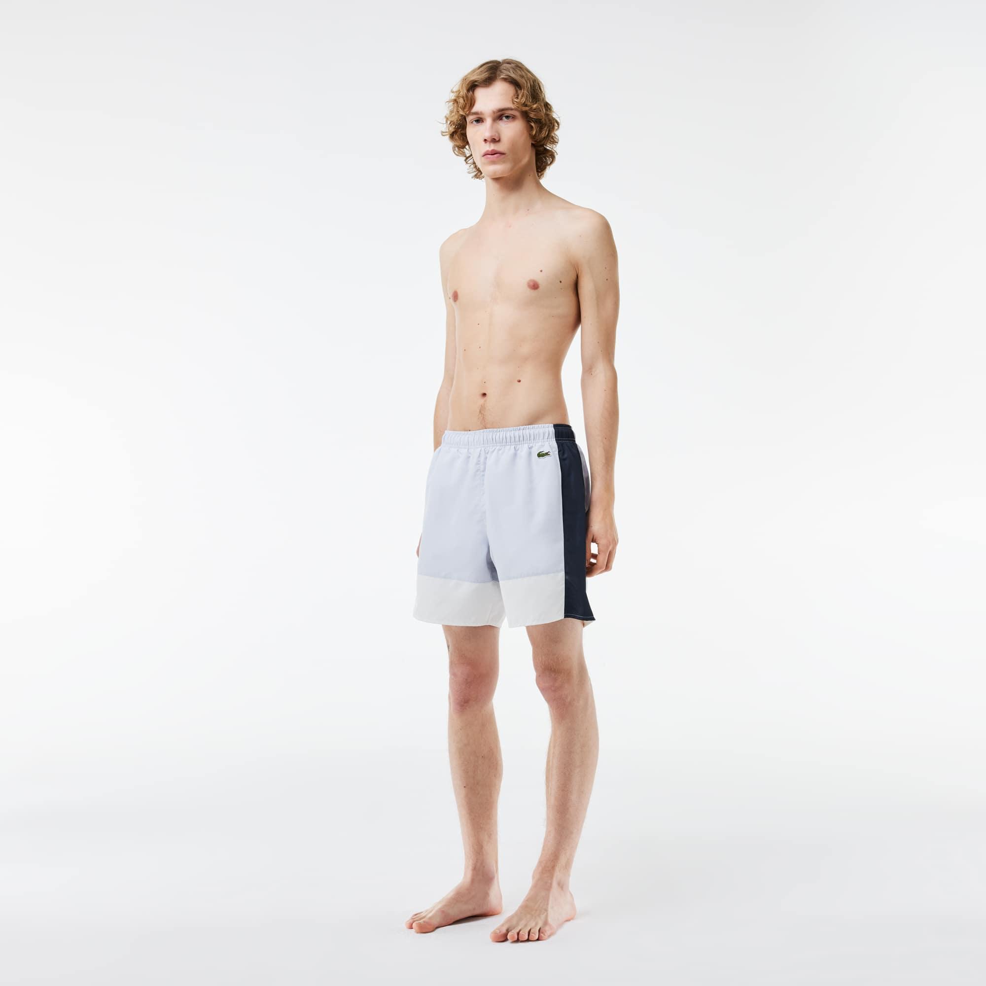 Mid Length Colour-Block Swim Trunks Product Image