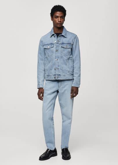 MANGO MAN - Bob straight-fit jeans light blueMen Product Image