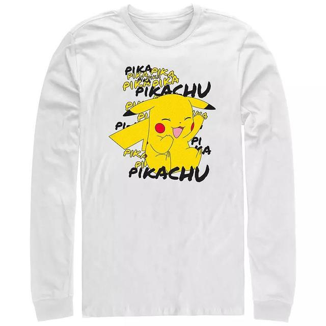 Mens Pokemon Pikachu Laughing Graphic Tee Product Image