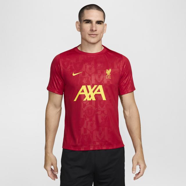 Liverpool FC Academy Pro Nike Men's Dri-FIT Soccer Pre-Match Short-Sleeve Top Product Image