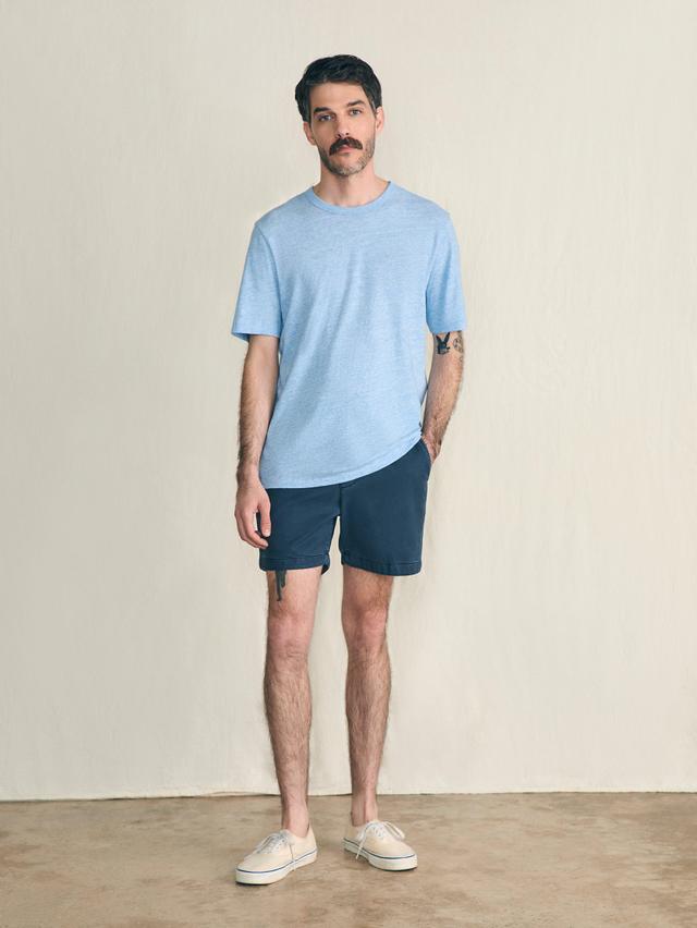 Short-Sleeve Vintage Chambray Tee - Delta Blue Heather Male Product Image