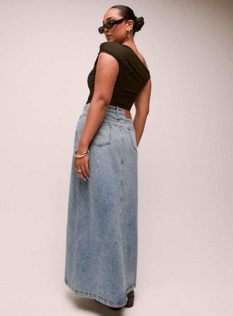 McGuane Denim Midi Skirt Product Image