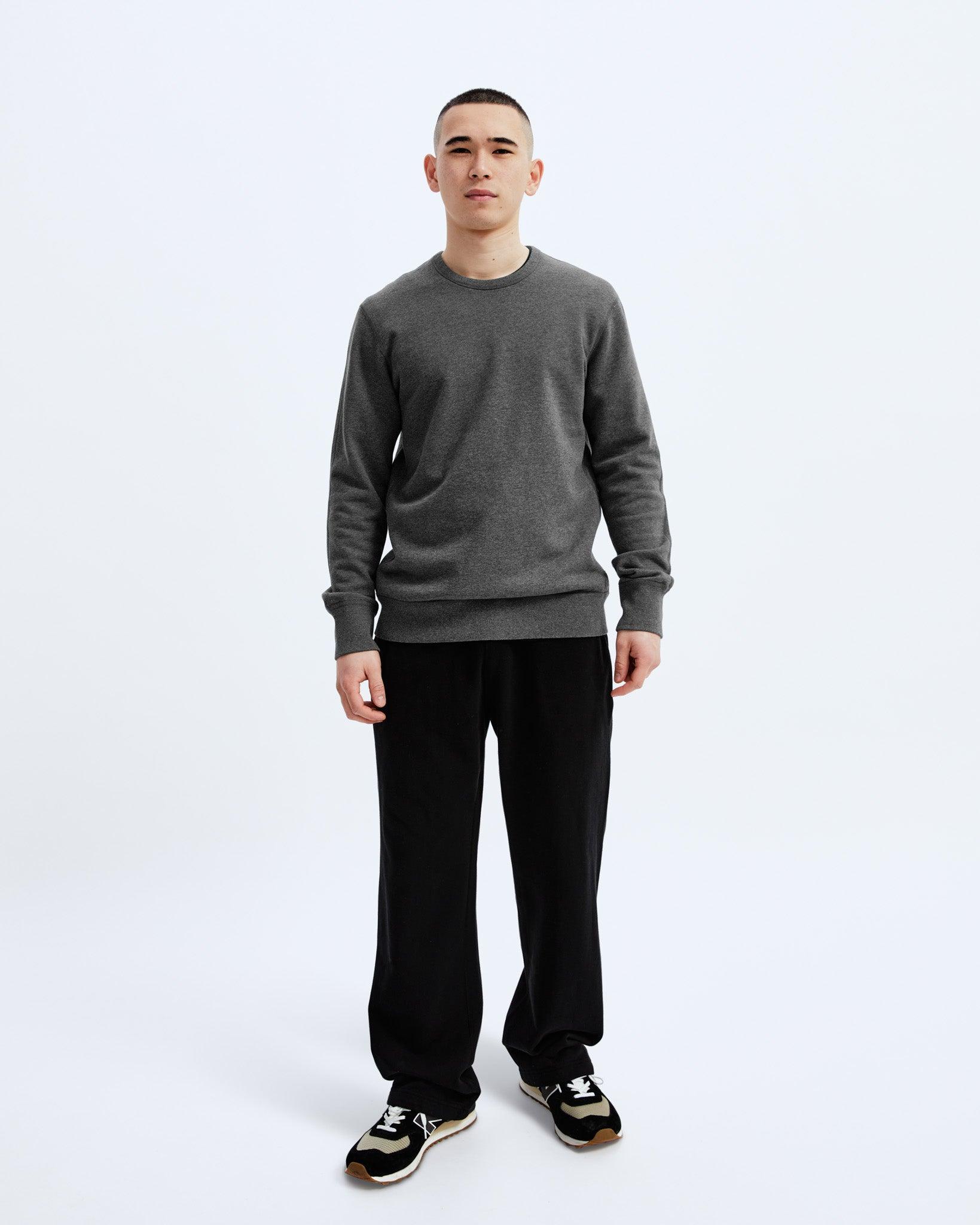 Midweight Terry Slim Crewneck Male Product Image