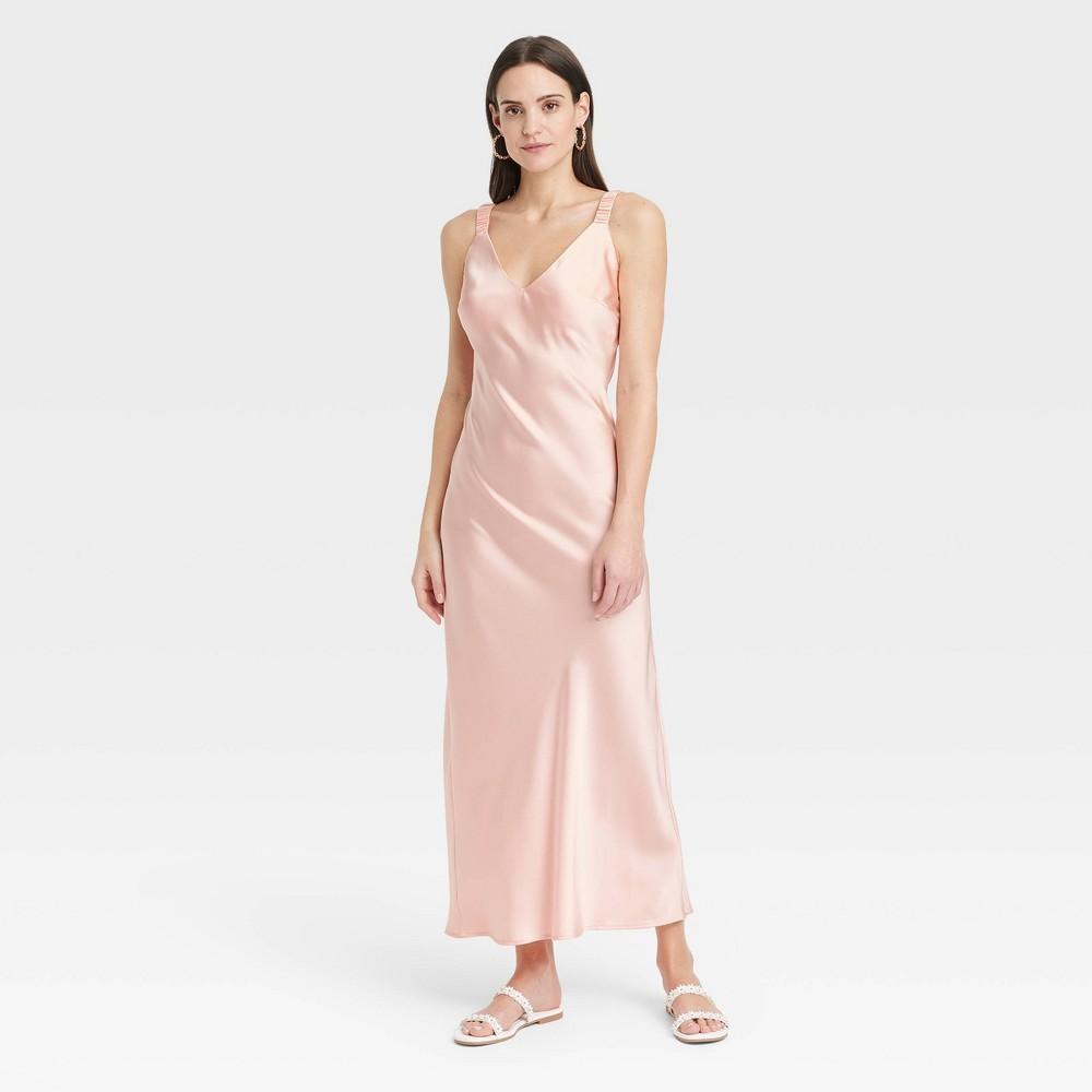 Womens Midi Perfect Slip Dress - A New Day XS Product Image