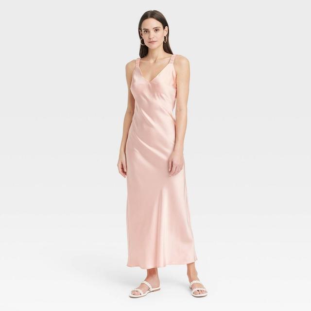 Womens Midi Perfect Slip Dress - A New Day XS Product Image