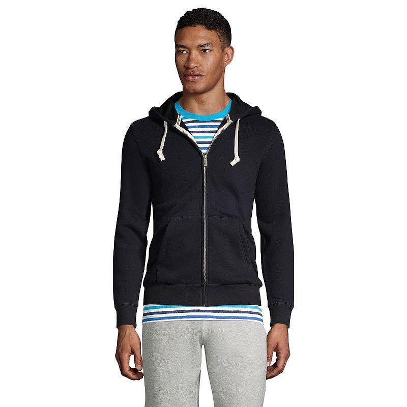 Big & Tall Lands End Serious Sweats Full-Zip Hoodie, Mens Product Image