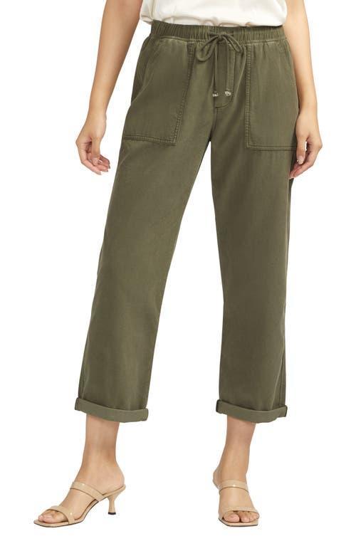 Jag Jeans Relaxed Fit Cotton Corduroy Ankle Drawstring Pants Product Image