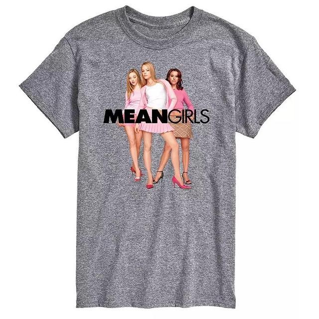 Mens Mean Girls Poster Graphic Tee Grey Gray Product Image