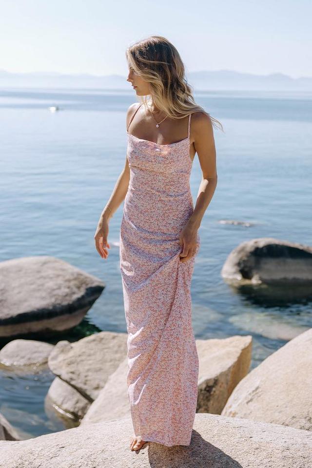 In The Air Maxi Dress Pink Product Image