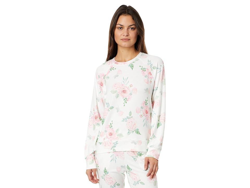 P.J. Salvage Garden Hearts Floral Pullover (Ivory) Women's Pajama Product Image