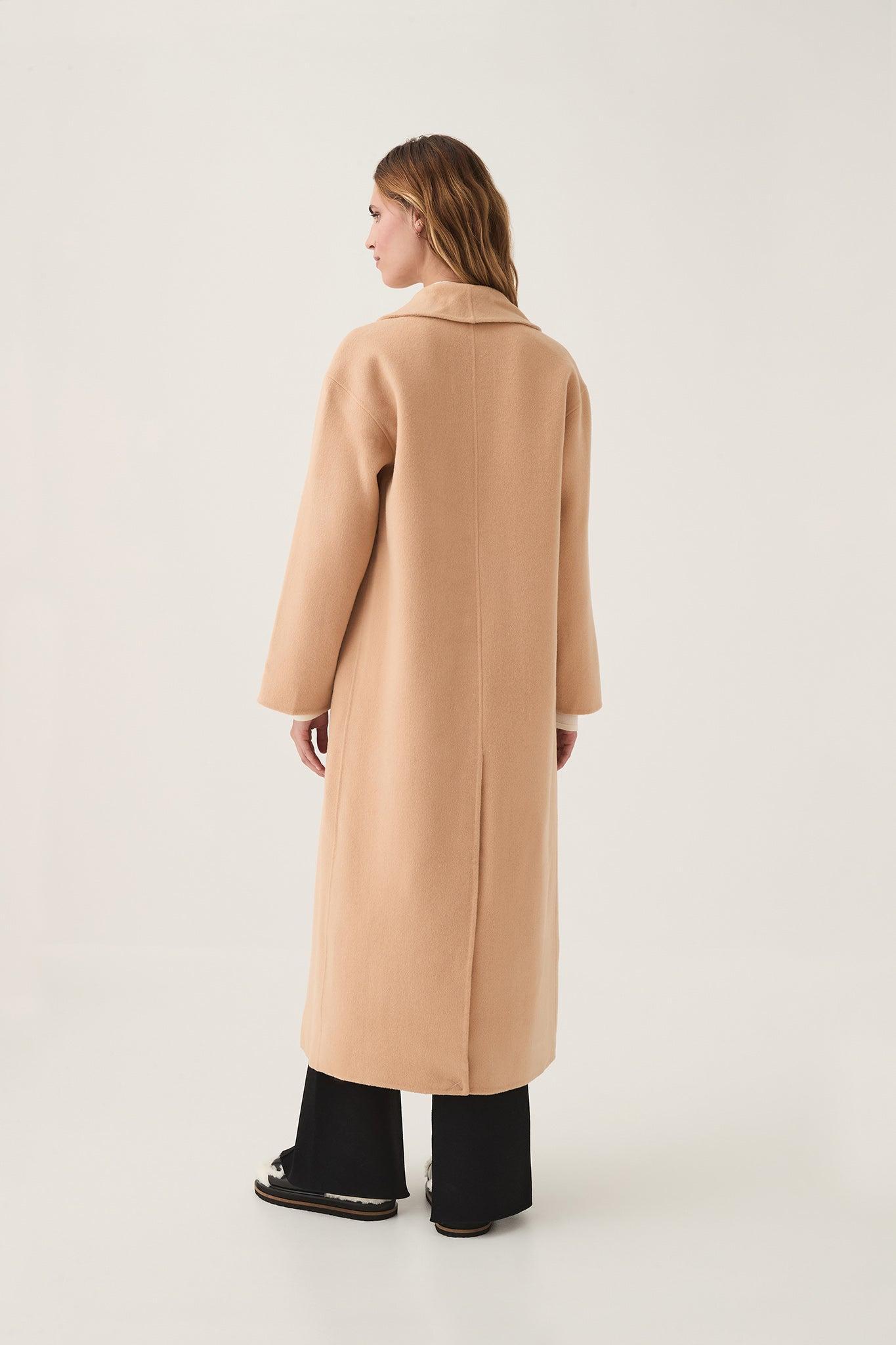 Modular Long Line Wool Coat Product Image