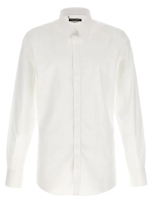 White Poplin Shirt Product Image