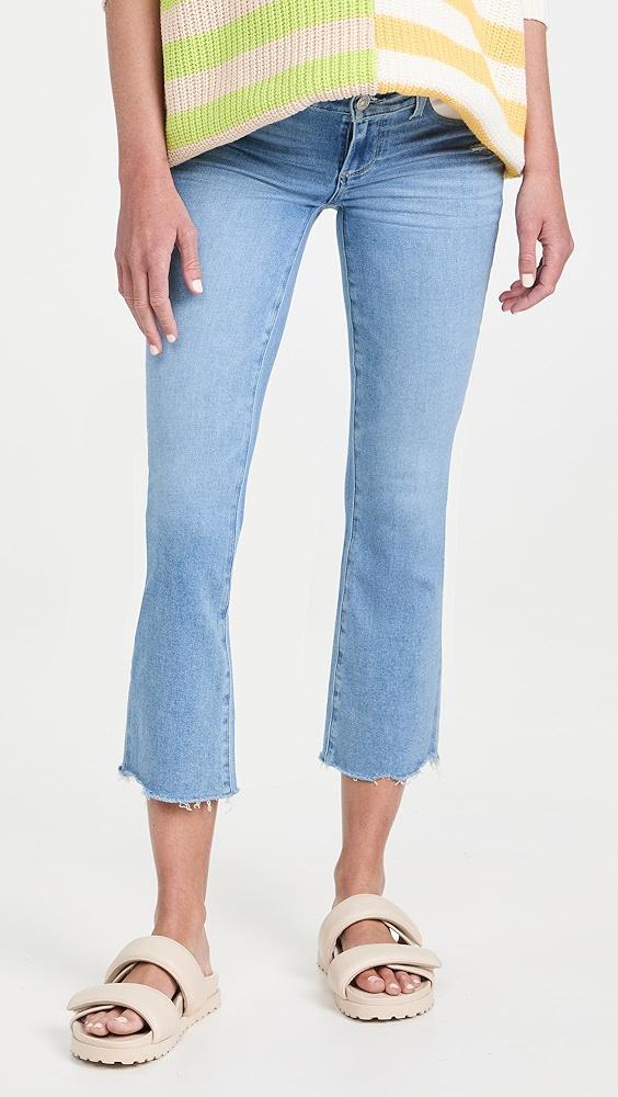 PAIGE Maternity Colette Crop Flare Jeans | Shopbop Product Image