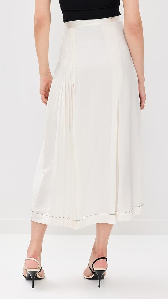 La Ligne Pleat Midi Skirt | Shopbop Product Image