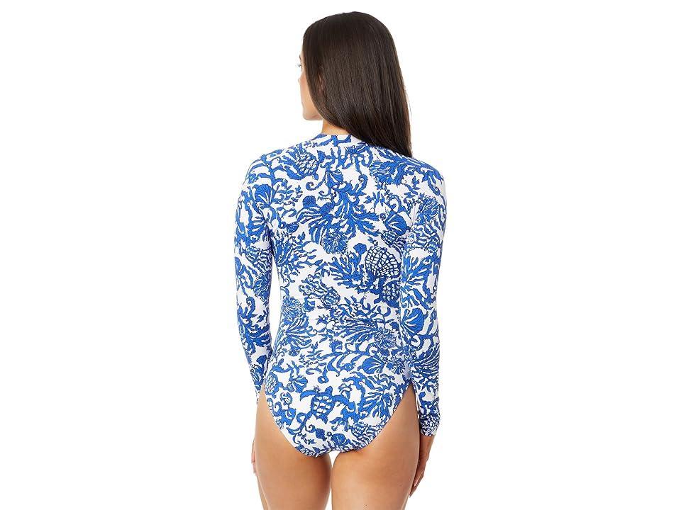 Womens Randee Rashguard One-Piece Swimsuit Product Image