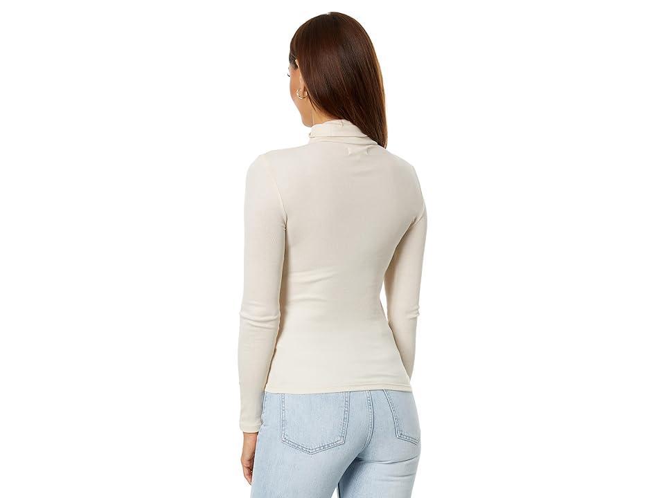 Madewell Turtleneck Long-Sleeve Tee (Antique Cream) Women's T Shirt Product Image