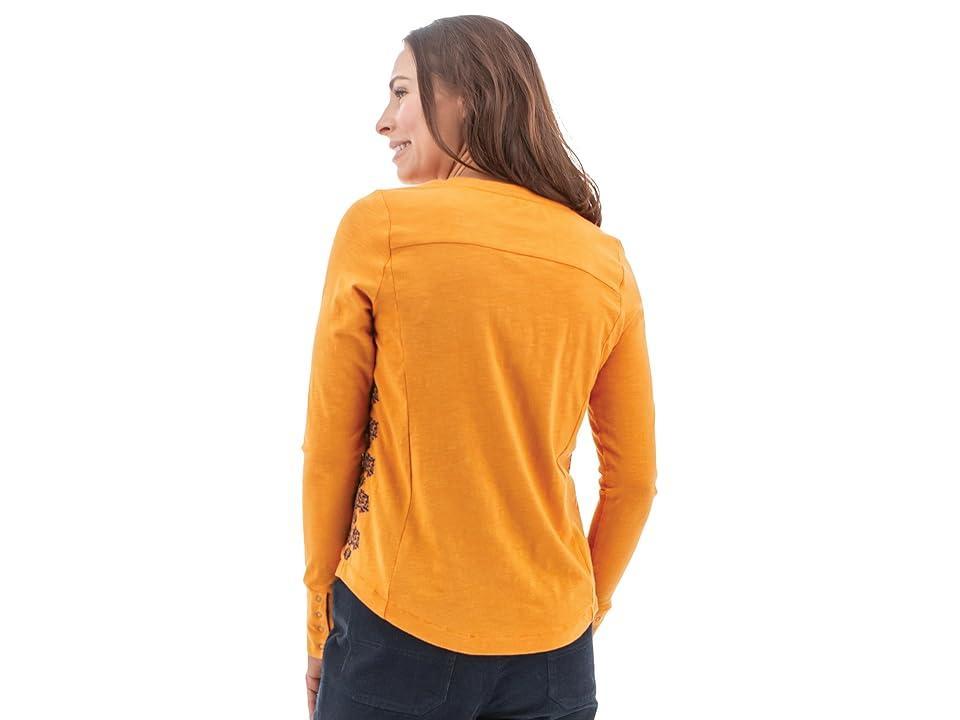 Aventura Clothing Willow Henley (Yam) Women's Clothing Product Image