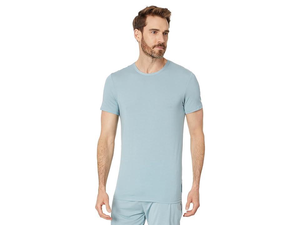 Calvin Klein Mens Ultra Soft Modern Sleep Tee - Red - S Product Image