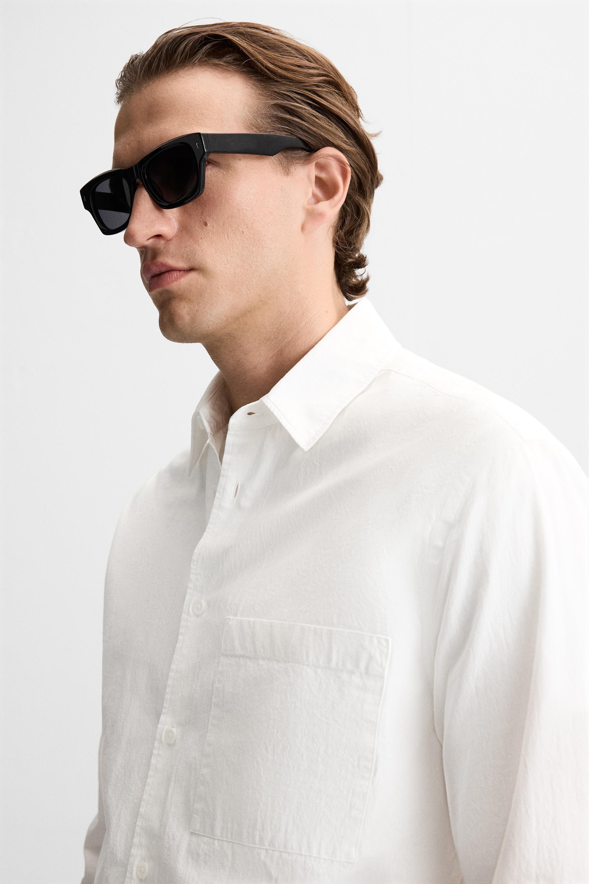 WRINKLED LOOK SHIRT Product Image