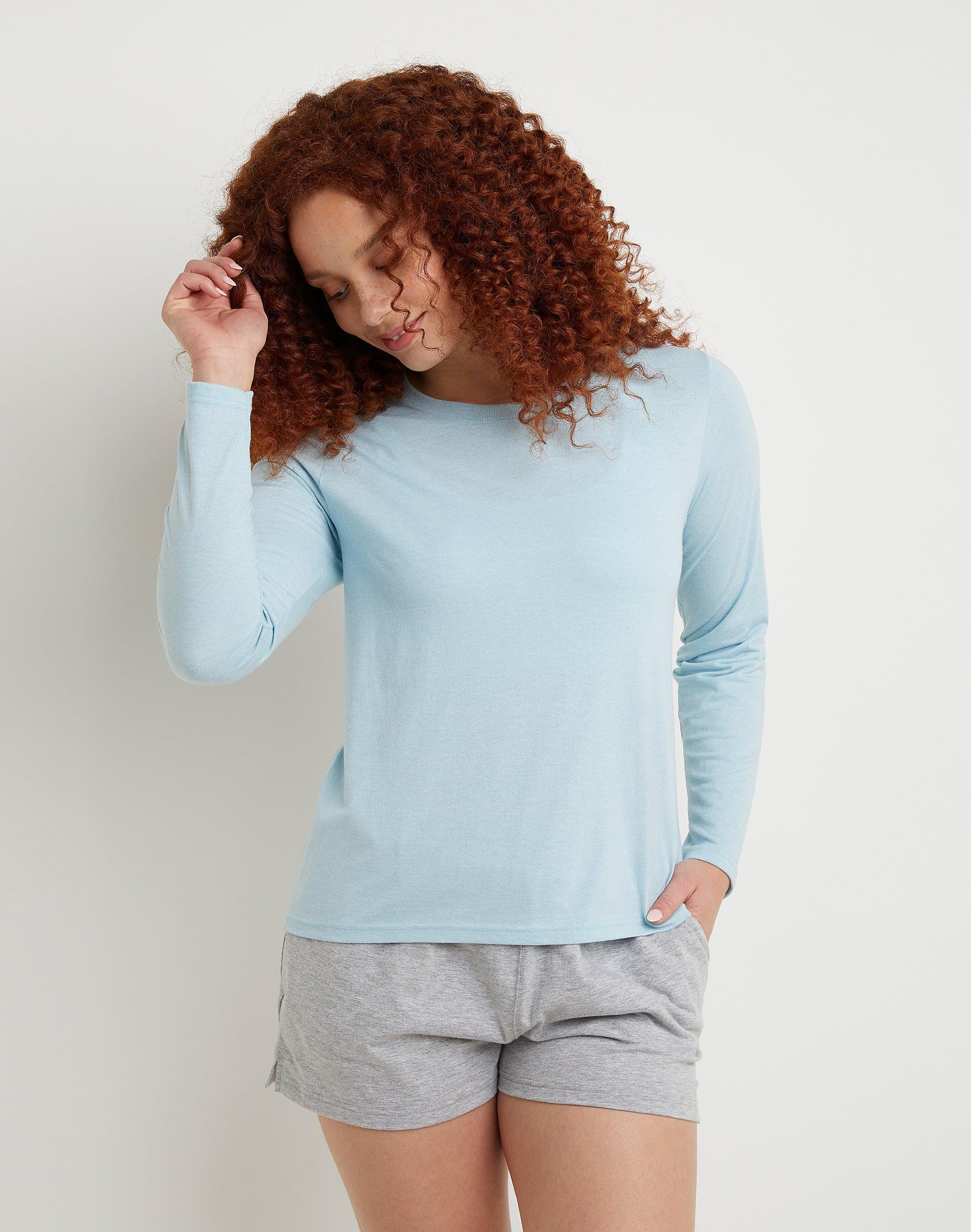 Womens Hanes Originals Long Sleeve Tri-Blend Tee Product Image