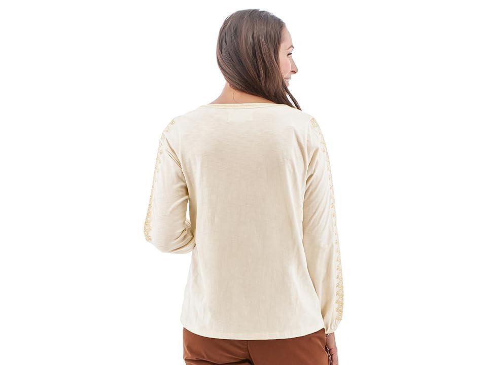 Aventura Clothing Kalina Top (Egret) Women's Clothing Product Image