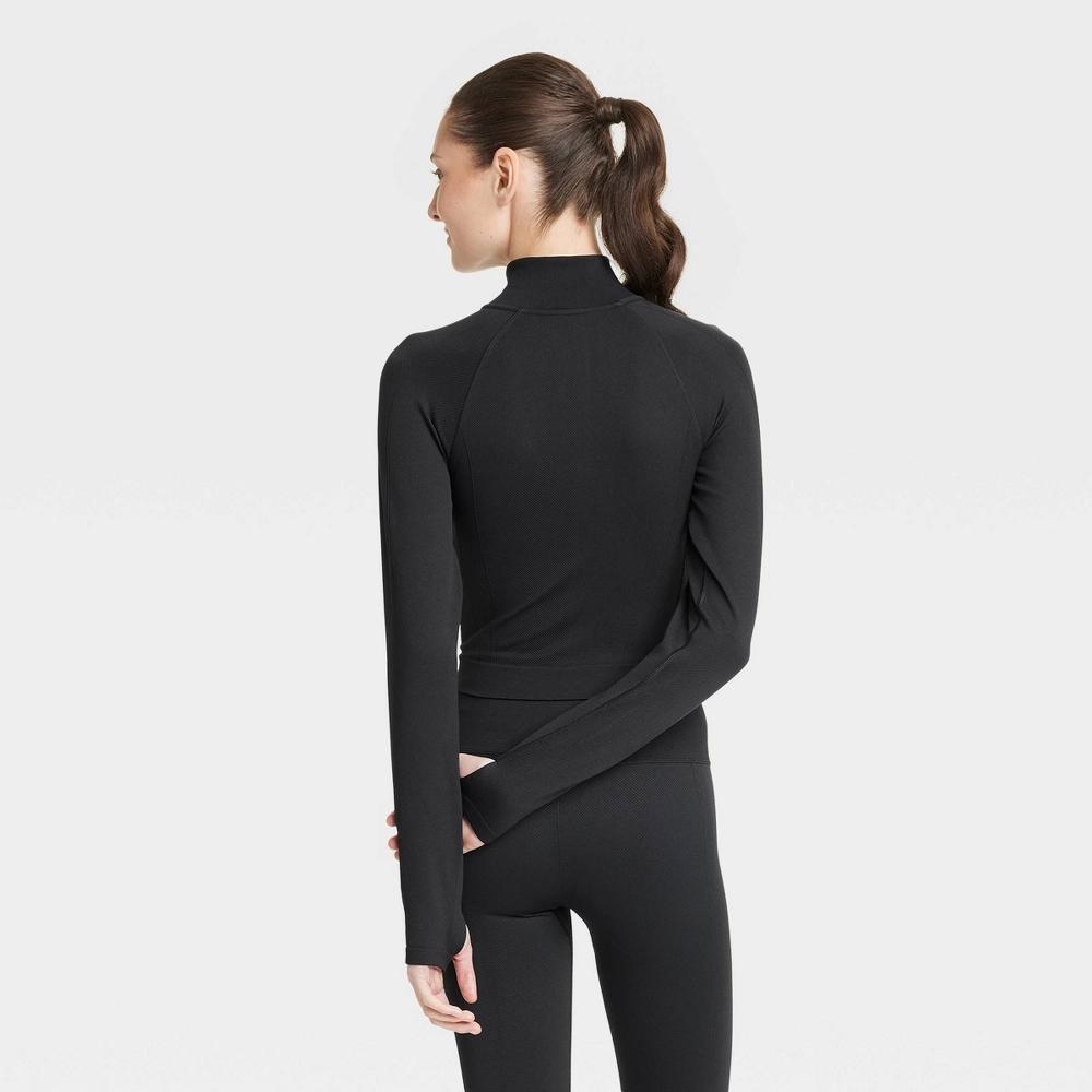 Women's Seamless 1/2 Zip Pullover Jacket - All In Motion™ Product Image