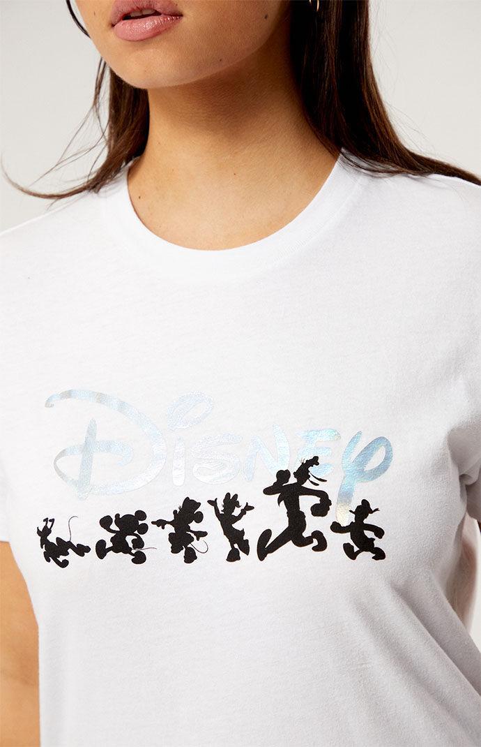 Vans Womens x Disney Club 100 Boyfriend T-Shirt - Whitemall Product Image