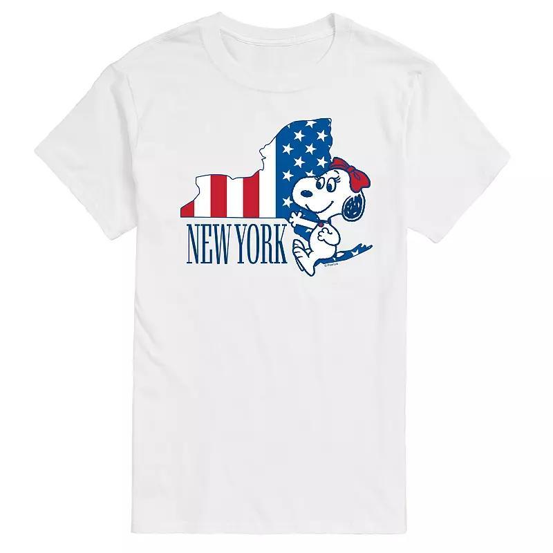 Mens Peanuts Belle New York Americana Graphic Tee Product Image