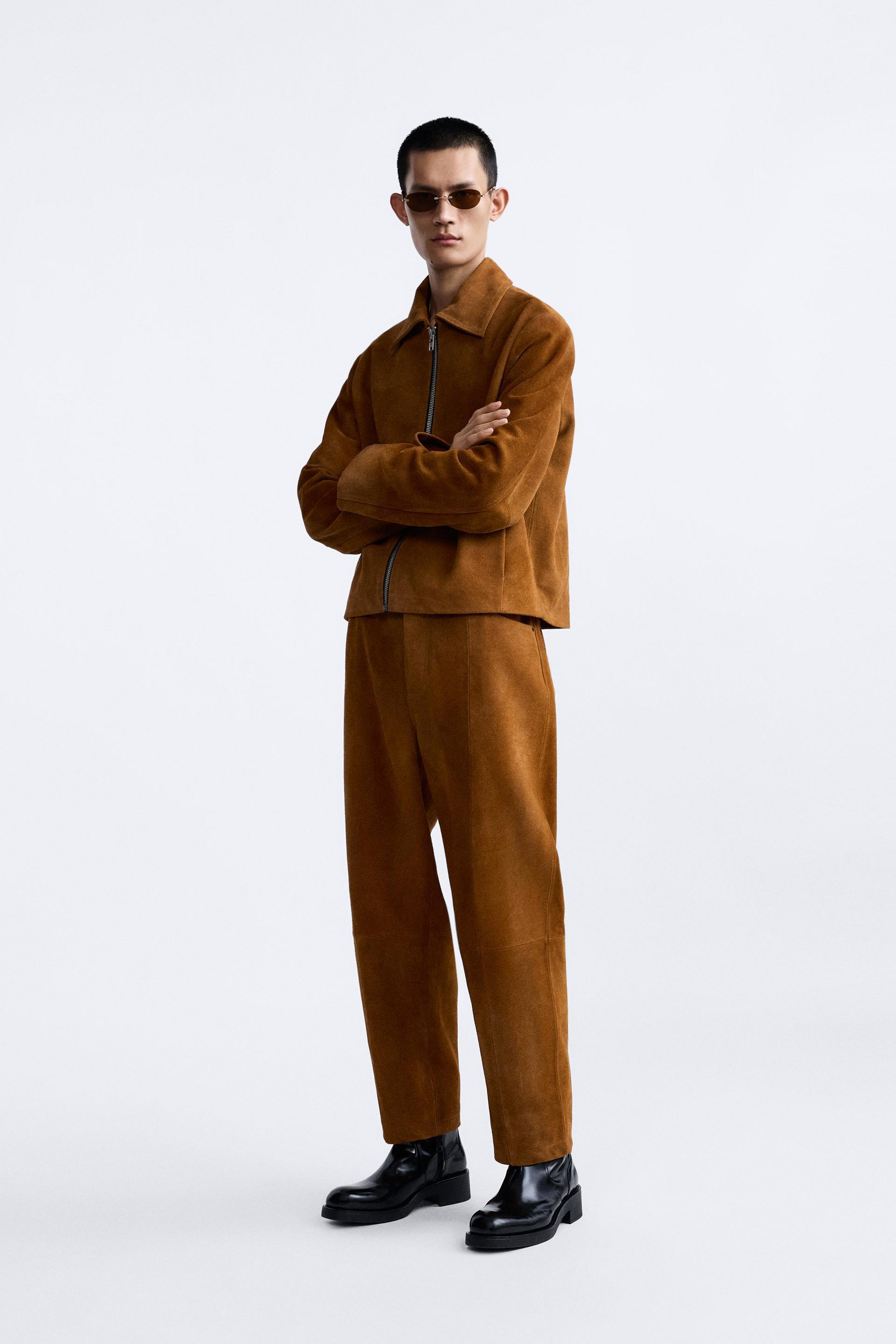 SUEDE PANTS Product Image