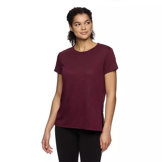 Womens Gaiam Restore Rib Mix Stretch Short Sleeve Tee Product Image