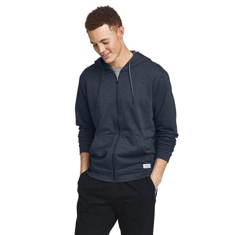 Mens Eddie Bauer Camp Fleece Full-Zip Hoodie Grey Gray Product Image