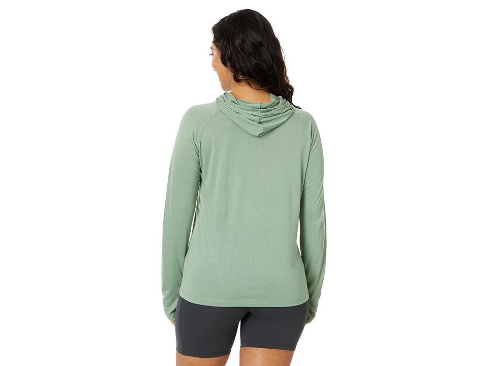 Free Fly Bamboo Lightweight Hoodie II (Palm Green) Women's Sweater Product Image